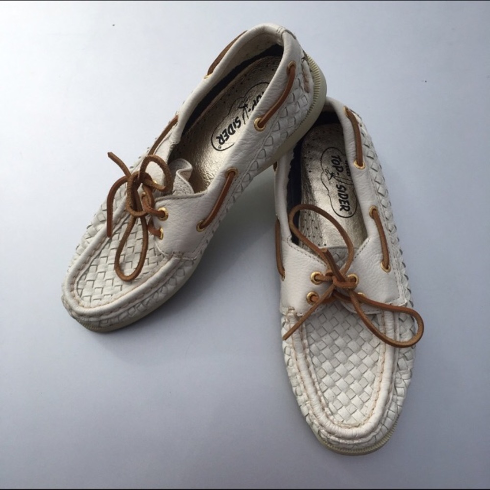 Sperry Top-Sider Boat Shoes size 7.5 Basket Weave
